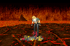 Mortal Kombat: Deadly Alliance (Game Boy Advance) screenshot: Stomping