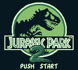 Jurassic Park Part 2: The Chaos Continues (Game Boy) screenshot: Title screen