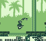 Jurassic Park Part 2: The Chaos Continues (Game Boy) screenshot: A flying dinosaur