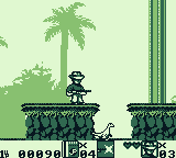 Jurassic Park Part 2: The Chaos Continues (Game Boy) screenshot: A little compsognathus. They still hurt, though.