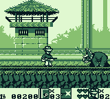 Jurassic Park Part 2: The Chaos Continues (Game Boy) screenshot: A baby triceratops