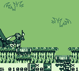 Jurassic Park Part 2: The Chaos Continues (Game Boy) screenshot: I beat the triceratops!