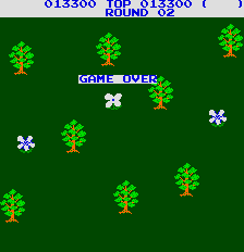 Funky Bee (Arcade) screenshot: Game over