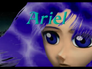 Abalaburn (PlayStation) screenshot: Ariel, one of the characters.