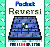 Pocket Reversi (Neo Geo Pocket Color) screenshot: Title screen