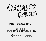 Doki Doki Penguin Land (Game Boy) screenshot: Title screen