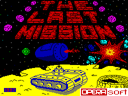 The Last Mission (ZX Spectrum) screenshot: Loading Screen