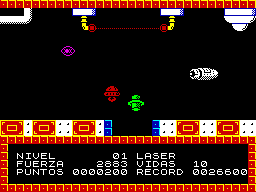 The Last Mission (ZX Spectrum) screenshot: Separated