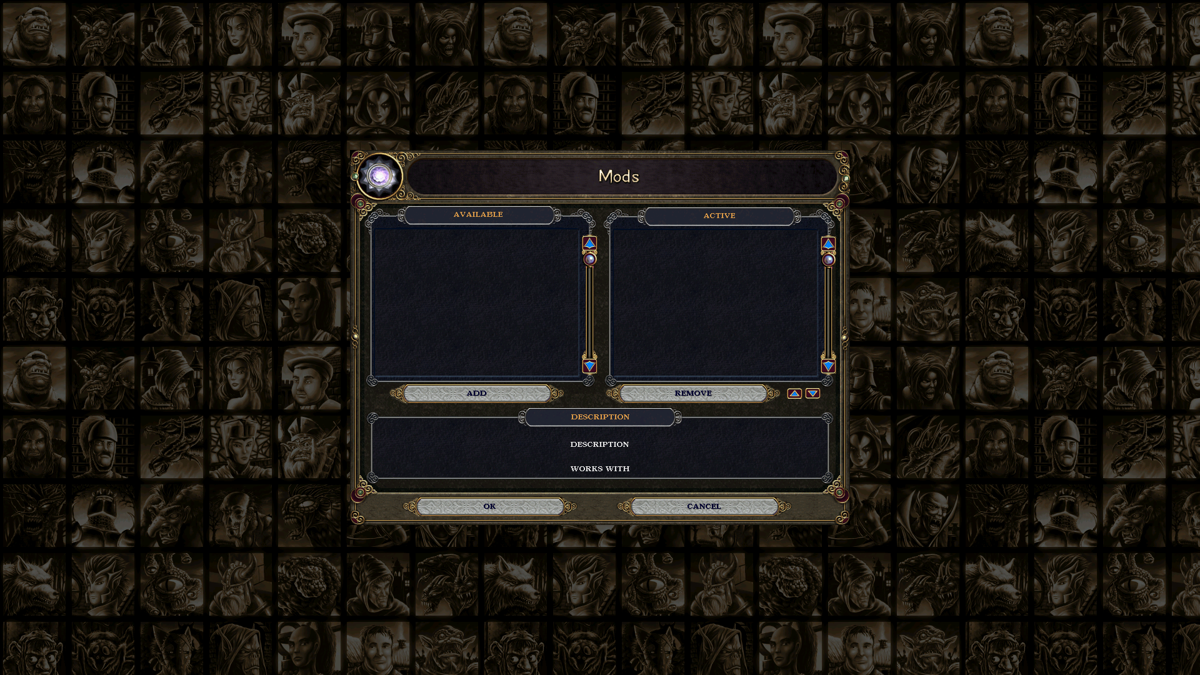 Majesty: Gold HD Edition (Windows) screenshot: [v1.5.2.28] The new in-built mod manager