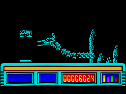 X-Out (ZX Spectrum) screenshot: boss