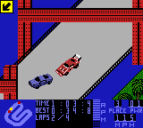 Test Drive 6 (Game Boy Color) screenshot: San Francisco.
