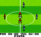 UEFA 2000 (Game Boy Color) screenshot: Kick off.
