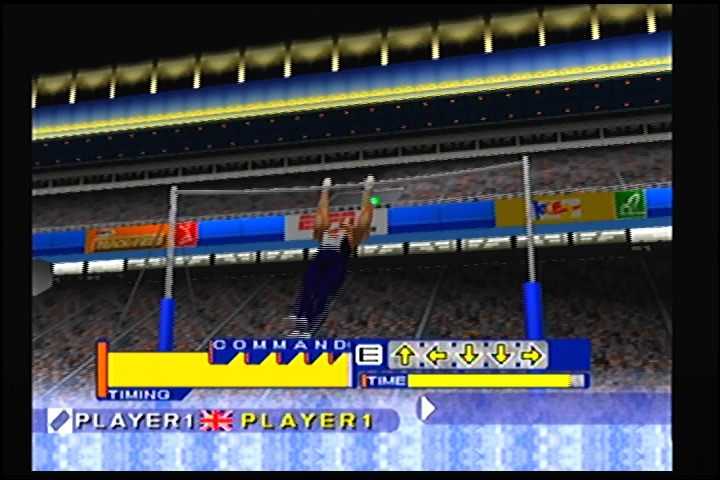 ESPN International Track & Field (Dreamcast) screenshot: Horizontal Bar