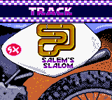 Jeremy McGrath Supercross 2000 (Game Boy Color) screenshot: Track introduction.