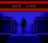 WWF Betrayal (Game Boy Color) screenshot: Game over.