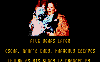 Ghostbusters II (Amiga) screenshot: Five years later...