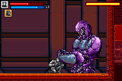 X-Men: The Official Game (Game Boy Advance) screenshot: Next hard fight