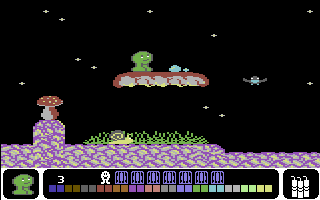 Klemens (Commodore 64) screenshot: Start up location