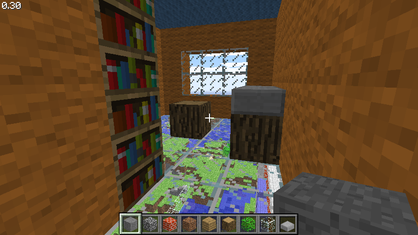 Screenshot of minecraft classic