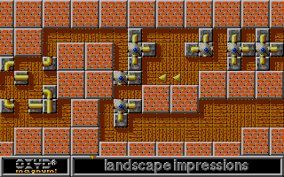 Oxyd magnum! (Atari ST) screenshot: A preview of later levels.