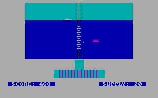 Torpedo Alley (DOS) screenshot: Missed this one.