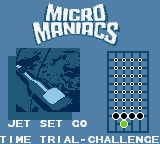 Micro Maniacs (Game Boy Color) screenshot: Mode: Time Trial - Challenge. So many "stages".