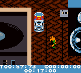 Micro Maniacs (Game Boy Color) screenshot: That's a nice environment for sure.