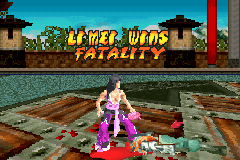 Mortal Kombat: Deadly Alliance (Game Boy Advance) screenshot: Fatality!