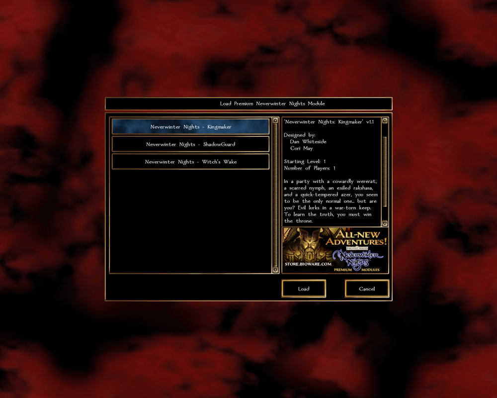 Neverwinter Nights Kingmaker screenshots MobyGames