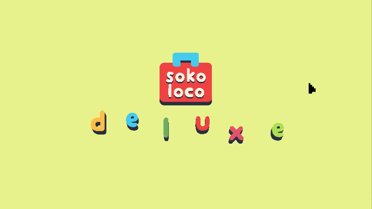 Soko Loco Deluxe (Windows) screenshot: Title screen