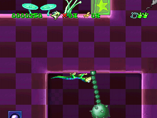Gex (PlayStation) screenshot: Wrecking ball