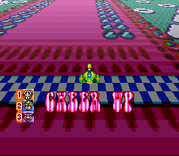Astro Go! Go! (SNES) screenshot: Cheer Up