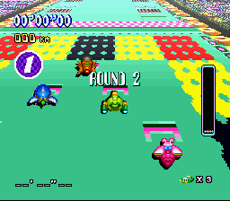 Astro Go! Go! (SNES) screenshot: Round 2