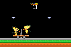 Tokotoko Truck (Game Boy Advance) screenshot: Inside a tunnel.