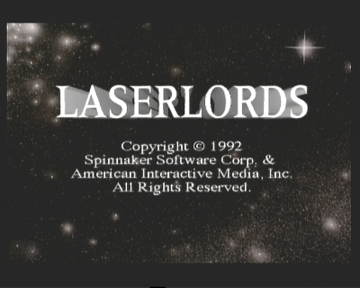 Laser Lords (CD-i) screenshot: The title screen