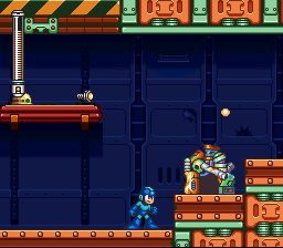 Mega Man 7 (SNES) screenshot: The home of the robots