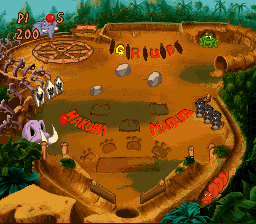 Disney's Timon & Pumbaa's Jungle Games (SNES) screenshot: Jungle Pinball