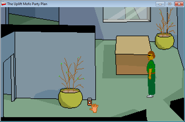 MI5 Bob: The Uplift Mofo Party Plan (Windows) screenshot: Nobody inside the hospital