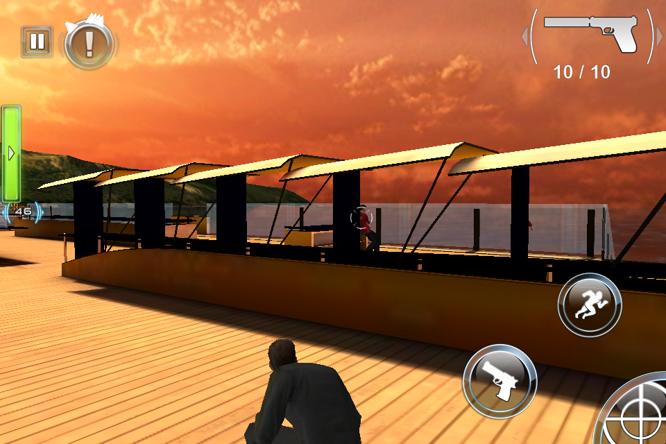 Silent Ops (iPhone) screenshot: Start of level 2