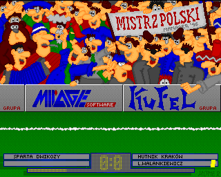Mistrz Polski '96 (Amiga) screenshot: Yellow card