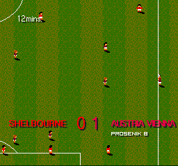 Championship Soccer '94 (SNES) screenshot: Throw-in