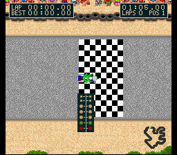 Kawasaki Caribbean Challenge (SNES) screenshot: On your marks