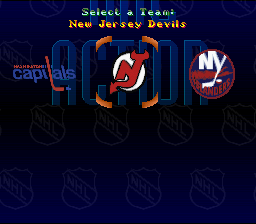 Screenshot of NHL Stanley Cup (SNES, 1993) - MobyGames