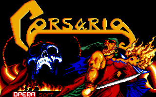Corsarios (Amiga) screenshot: Loading screen