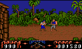 Corsarios (Amiga) screenshot: In the jungle