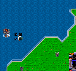 Rampart (SNES) screenshot: Sunk a ship