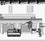 Contra III: The Alien Wars (Game Boy) screenshot: In tank