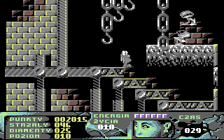 Eternal (Commodore 64) screenshot: Avoiding the hook