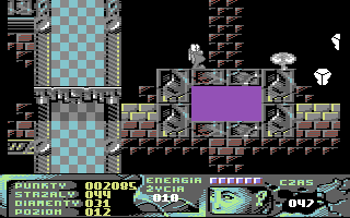 Eternal (Commodore 64) screenshot: Atomic blow out of the enemy