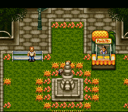 Solid Runner (SNES) screenshot: Side quest in the Natural Park